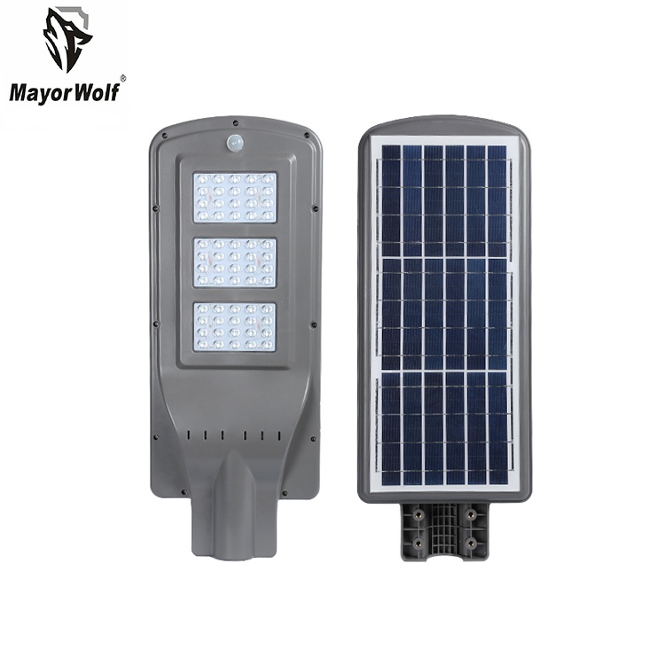Đèn năng lượng măt trời liền thể 60W hãng Mayor Wolf