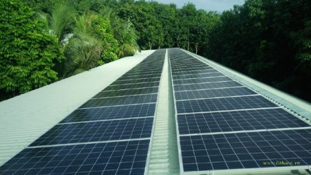 Điện năng lượng mặt trời hoà lưới cho gia đình