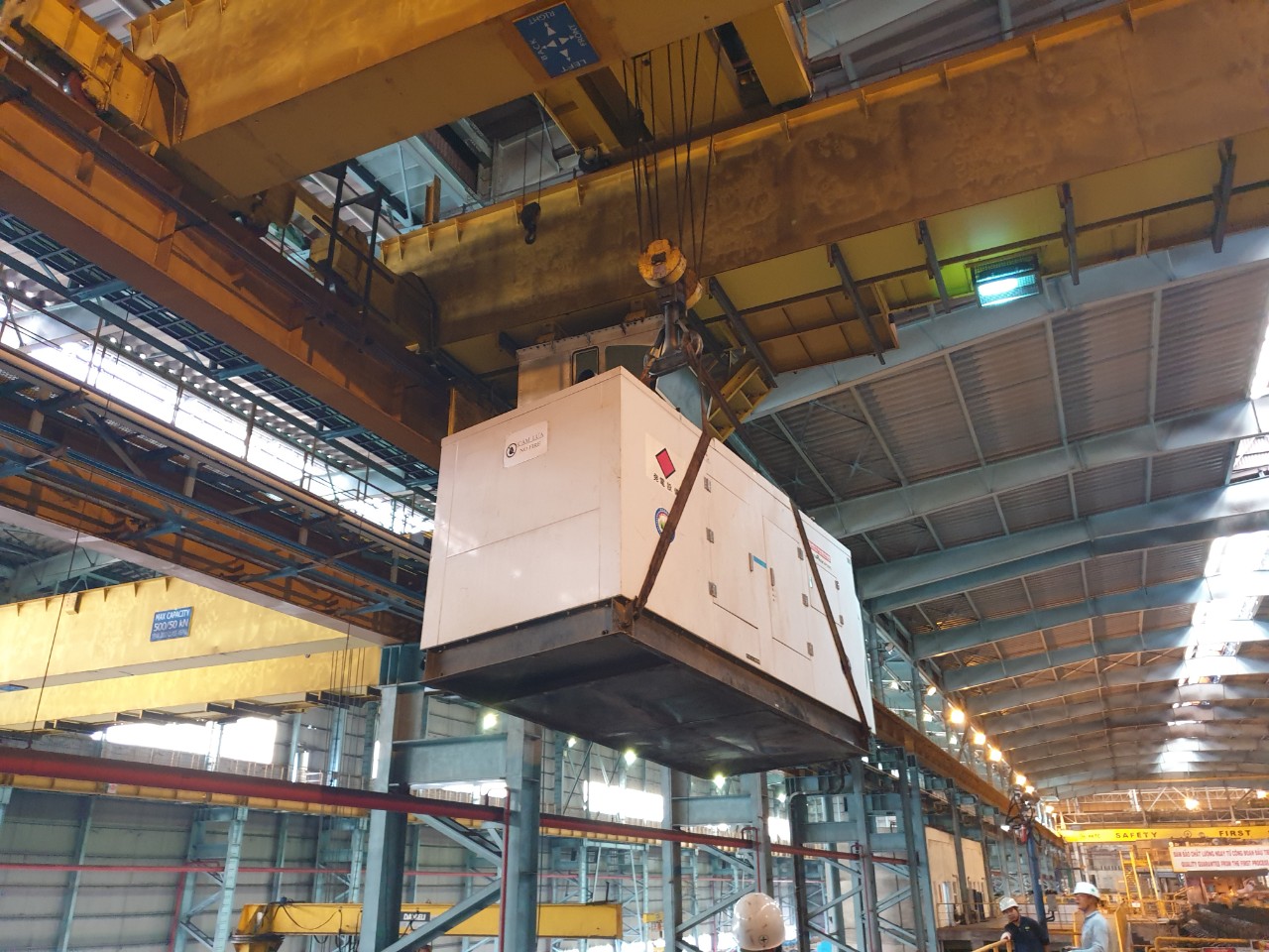 Cho thuê máy phát điện 100kVA Cty POSCO SSVINA Phú Mỹ Bà Rịa Vũng Tàu