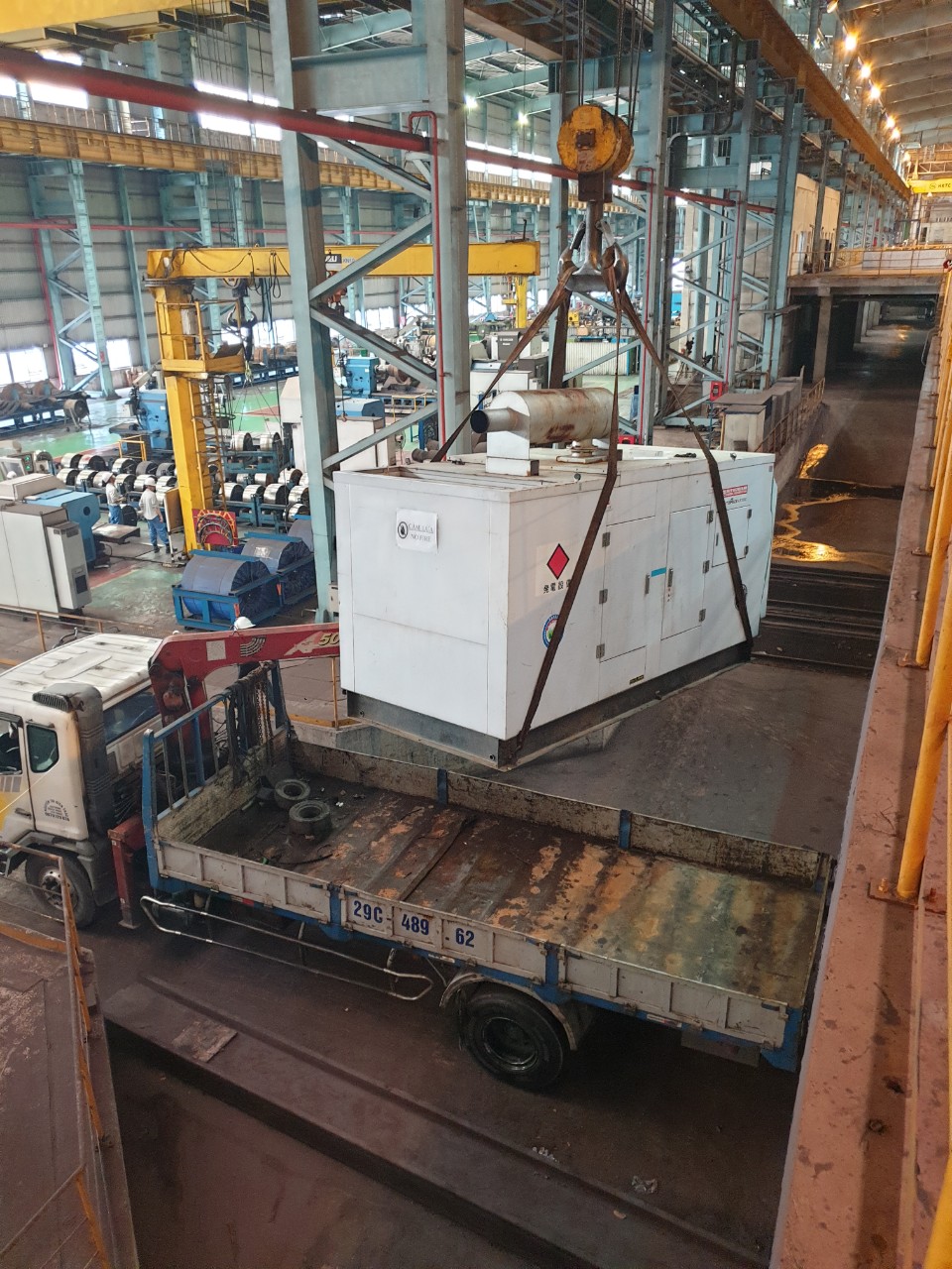 Cho thuê máy phát điện 100kVA Cty POSCO SSVINA Phú Mỹ Bà Rịa Vũng Tàu