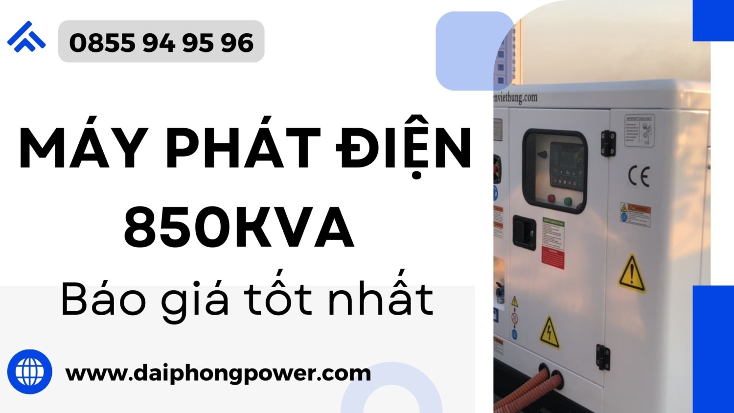 Máy Phát Điện 850kva