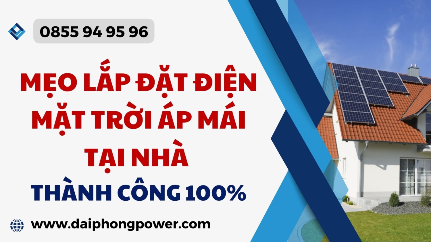 Mẹo Lắp Đặt Điện Mặt Trời Áp Mái Tại Nhà